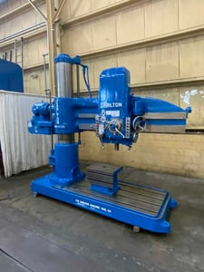 6' -15" Carlton #3A, radial drilling machine, 77" x42" base, power clamping & elevation, 20 HP