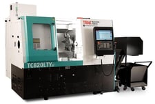Trak #TC820LTYsi, turning center, 15.7" swing, 7" chuck, 2.5" bar, 47.3" centers, 12 turret, A2-6, Siemens