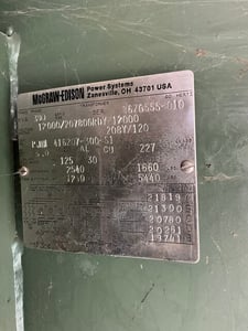 300 KVA 20780GY/12000 Primary, 208Y/120 Secondary, 3 phase, Padmount Transformer