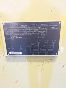 300 KVA 34500GY/19920 Primary, 480Y/277 Secondary, 3 phase, Padmount Transformer