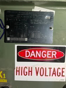 750 KVA 13200GY/7620 Primary, 480Y/277 Secondary, 3 phase, Padmount Transformer