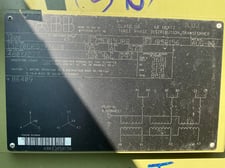 1000 KVA 13200GY/7620 Primary, 480Y/277 Secondary, 3 phase, Padmount Transformer