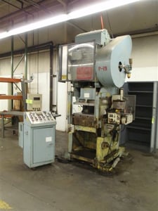 40 Ton, Oak #PP1, press, 1-1/2" stroke, 150-1000 spm, Sankyo varimax feed, tag #15019
