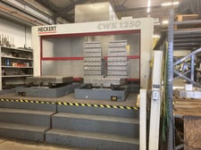 Heckert #CWK-1250-P, CNC horizontal machining center, 72" X, 47" Y, 50" Z, thru spindle coolant, Full 4th