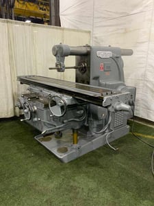 Kearney & Trecker #525TF, horizontal mill, 18" x106" table, 25 HP, 4 position vertical turret stop