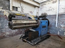 40000 lb. Cincinnati, uncoiler & coil car, 72" width, 72" outside dimensions, 18"-22" ID, left to right