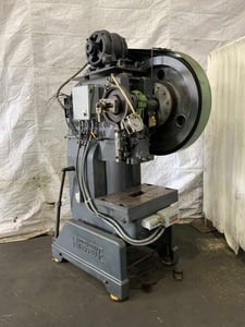 60 Ton, Rousselle #6, obi PRESS, 3" stroke, 12-1/2" Shut Height, 3-1/2" adjustment, 10" throat, air clutch