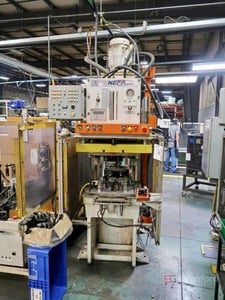 42 Ton, Neff #D40-15M, hydraulic c-frame press, 10" throat, 60 gallon reservoir, 2005