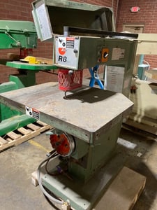 SCMI #R-8, Pin Router, 30" x36" non-tilting table, 6.6 HP, 1/4"-5/8" collet size, 6 adj. spindle depth, 4"