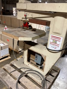SCMI #R-8, Pin Router, 30" x36" non-tilt table, 29.5" throat, 4" spindle travel, 6.6 HP, 1/4"-5/8" collet