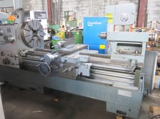 30" x 60" Lansing, gap bed lathe, 4-1/4" spindle hole, taper, digital read out