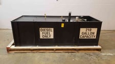 210 gallon Generac, Diesel Fuel Tank Generator Belly Tank, 93" L x 37" width x 38" H, 2009