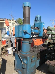Caser, radial arm drill press