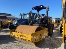 Caterpillar Carbon Steel 44, Vibratory Single Drum Smooth, 375 hours, S/N: CS300784, 2019