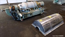 Sharples #PM-40000, Super-D-Canter Centrifuge, Stainless Steel, 5.5" single lead conveyor, 3350 RPM Bowl, 60