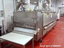 Praxair #JE-U4-940-HC, CO2 Straight Tunnel Freezer, 40" width x 9' L freeze zone, 4 HP, 230 V