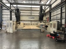 Onsrud #F427HR40H2, high rail/high precision 5-Axis CNC mill, 180" X, 420" Y, 65" Z, 20000 RPM, 2015