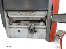88 Ton, Bystronic #Xcite-80E, press brake, 6.7' OA, 5.9" stroke, 24" throat, Byvision CNC controller, 2012