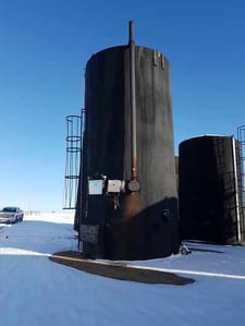 1000 bbl Production Tank, Automated Tank Manufacturing