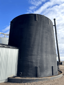 2000 bbl Coated Storage Tank, G.L.M. Industries