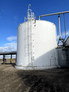 2500 bbl Coated Sales Tank, G.L.M. Industries