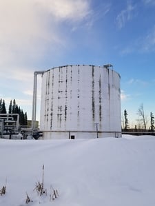 5000 bbl Storage Tank, Harton Steel Work