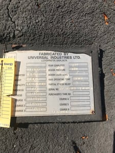 750 bbl Production Tank, Universal Industries