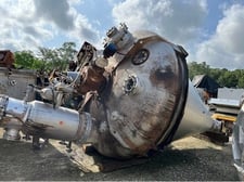 212 cu.ft. Jaygo #DF6000-VD2, nauta mixer/dryer, 304L Stainless Steel, conical orbital screw, 20 HP, 2001