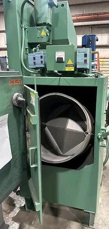 1.5 cu.ft. Goff, barrel blast, 3 HP Direct Drive blast wheel, like new