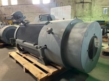 600 HP 3600 RPM Teco Westinghouse, Frame 5810A, TEFC BB, 2300/4160 Volts