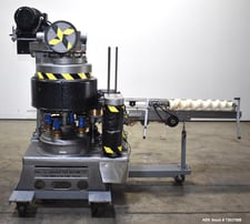 Angelus #29P-MSLF, Rotary Double Can Seamer, 200 cans/min., 2-13"-4.25" diameter x 1.5"-5.5" H Can size