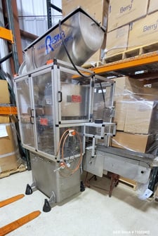 Resina #NRS-30, Automatic Single Head Chuck Capper, 20-60 CPM, 13-120 mm Capacity size, 6" outside dimension