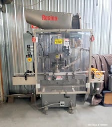 Resina #S-30, Fully Automatic In-Line Single Head Chuck Capper, 60 CPM, 13-70 mm Capacity size, 6" diameter x
