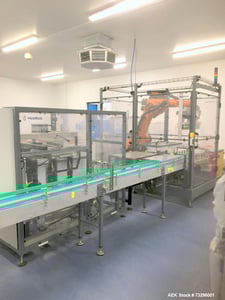 Lantech #C-1000, Case Packing Line, Erector/Loading/Sealer, 10 CPM, 500 L x 325 width x 520 H mm max Size