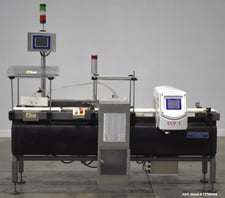 Mettler #XE, Combination Metal Detector & Checkweigher, 500 packages/min., 7 kg max capacity, 10" width x