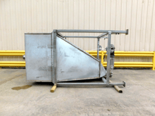 304 Stainless Steel tank, 60" x 60", 4" side port, 8" valve dischagre, 4", 3" & 2" top ports