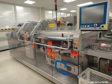 Uhlmann #UPS4-ETX, Thermoforming Blister Packaging Line, 50 cycles/min., 150 cartons/min., 10 cases/min., 140