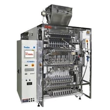 Sanko #FC1000AWL-18L, vertical form fill seal s, 18-lane, 13-65 mm width x 20-180 mm L Pouch range, 1-30