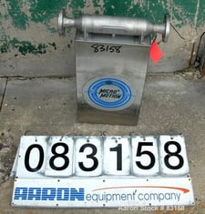 Micro Motion #D100S-SS, Flow Meter, 0-48 gallon/min., 0-400 lb./min., 1" inlet/outlet, -40 to 60 deg. C, 2250
