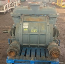2120 CFM @ 15" Hg., Nash #CL-2002, Liquid Ring Vacuum Pump, carbon steel, 6" inlet, 5" outlet, 125 HP, 2005