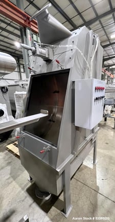 Arc Specialties #S-1, filter screen for wet end equipment, 1.3 m2 filtration area, 1.7 l/sec., 704 mm width x