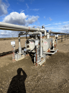 36" x 5' Flare Knockout Drum, 7.8 bbl 150 PSI