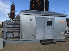 95 HP Gardner Denver #SSHG99B, screw compressor, Caterpillar G3304NA NG engine, 3-stage, 2001