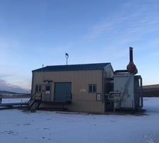 1050 HP Ariel #JGH4, reciprocating compressor, 2-stages, Waukesha L5108GL NG engine, 1998