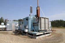 215 HP Geminis #HPD, reciprocating compressor, 3-stage, Caterpillar G3406NA NG engine, 1993