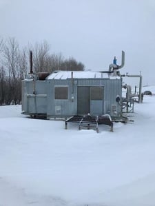 400 HP Ariel #JGJ-2, reciprocating compressor, 2-stage, Waukesha F18GL NG engine, 13.4" cylinder, 1994