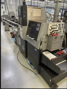 Tsugami #BE20v, .79" chucking barstock diameter, Fanuc 31iA, 3 live rotation Cross, full C Index Main & Sub