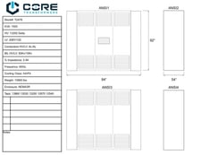 1500 KVA 13200 Delta Primary, 208Y/120 Secondary, DRY, Nema 3R, Recon(12 available, shipment available in 10