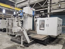 5.1" SNK Nissin #BP130-3.0, horizontal boring mill table, 60 automatic tool changer, 118.11" X, 78.74" Y, 63"