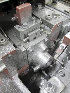 3/16" X 1-1/2" National, high speed single stroke single die header, 300 PPM, open cutter